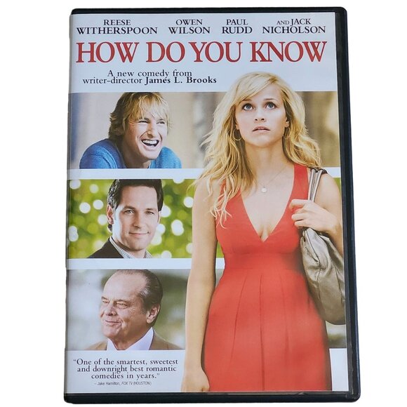 Sony Pictures Other - How Do You Know DVD 2011 Columbia Pictures Reese Witherspoon Payl Rudd Owen Wils